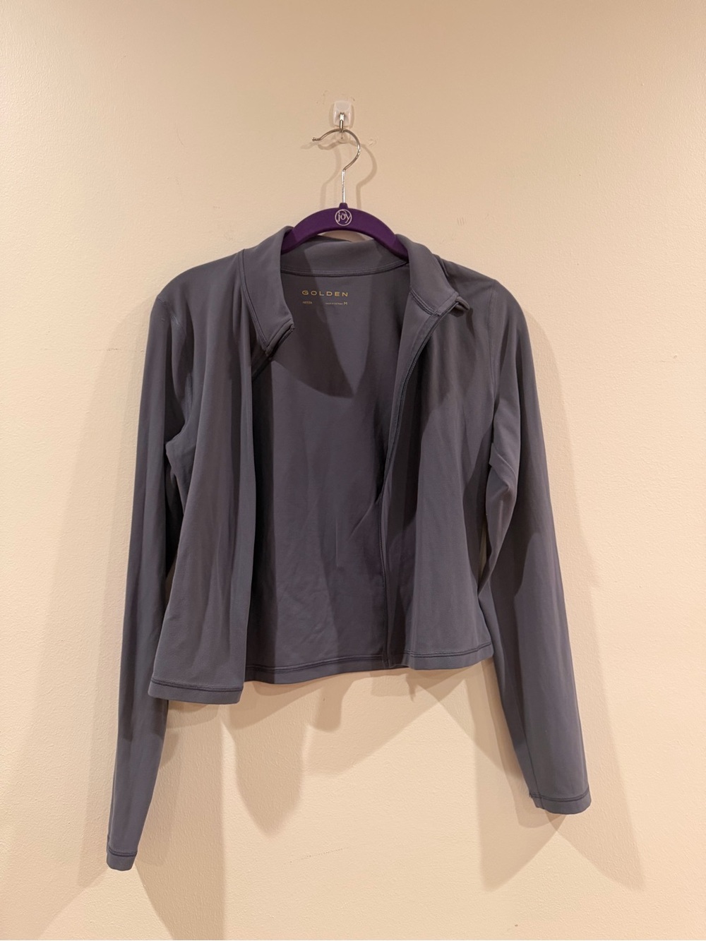 Aritzia Slate Gray Bomber Jacket